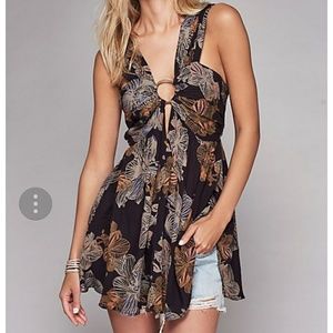 Free People Nessa Halter Ring Tunic